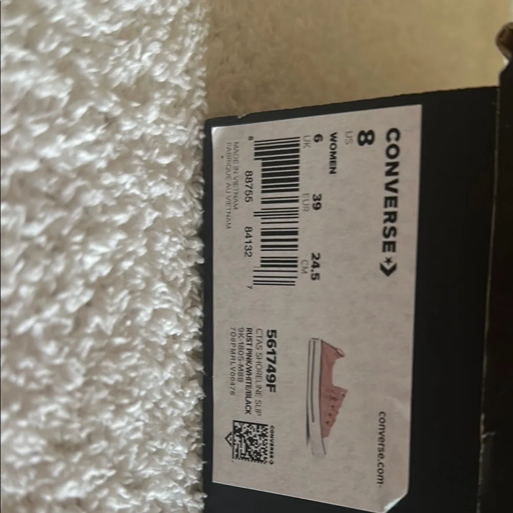 Converse Women's Rust Pink Shoreline Canvas Sneakers - Picture 4 of 4